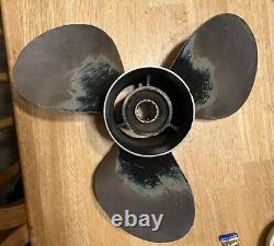 11 1/2 x 13 C 3970 Stainless Steel Propeller Yamaha Outboard Motor 40 & 50 HP