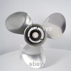 11 1/8x13 Stainless Steel Propeller Fit Yamaha Outboard Motor 25-60hp 13 Tooch