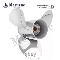 11 5/8 x 11 Stainless boat Propeller for Yamaha Outboard Motor 40-60HP 13spline