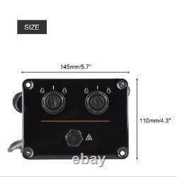 12V OEM Dual Key Twin Switch Panel For Yamaha Outboard Motor Yacht 6K1-82570