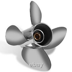 13 1/4 x 15 Stainless Outboard Boat Propeller Fit Yamaha motor 50-130HP 15Spline