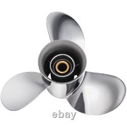 13 x 19P Stainless Steel Outboard Propeller For Yamaha Motor 50-130 HP 15 Spline