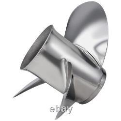 13 x 19P Stainless Steel Outboard Propeller For Yamaha Motor 50-130 HP 15 Spline