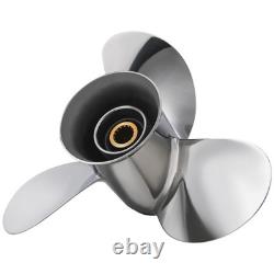 13 x 19P Stainless Steel Outboard Propeller For Yamaha Motor 50-130 HP 15 Spline