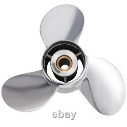 13 x 19P Stainless Steel Outboard Propeller For Yamaha Motor 50-130 HP 15 Spline