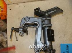 1984 Yamaha 2hp outboard motor 2SN 2B 6A1 lower unit drive transom clamp prop