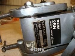 1984 Yamaha 2hp outboard motor 2SN 2B 6A1 lower unit drive transom clamp prop