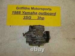 1988 Yamaha 3hp outboard motor 3SG oem carb carburetor