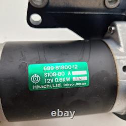 1990 Yamaha 30hp Outboard Motor Electric Starter & Bracket Stay 689-81800-13-00