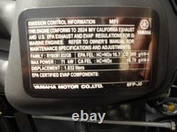 2024 Yamaha F90LB Outboard 20 Shaft 0 Hours Engine Motor mechanical controls