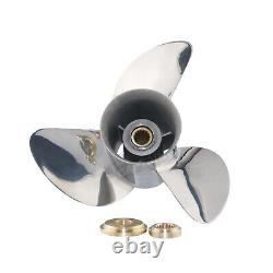 2 Pack RH+LH Stainless Propeller 13 3/8x23 For Yamaha Outboard Motor 150-300HP
