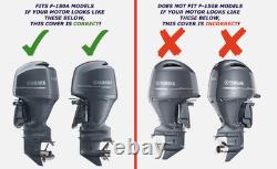 2x YAMAHA Outboard Deluxe F150A 4-Stk F150 Pre-2014 Motor Cover MAR-MTRCV-1C-15