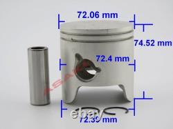3 Piston Kits 6H3-11636-01 0.50 + Rings Fits Yamaha 60HP 70HP Outboard Motor