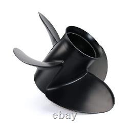 4 Blade Outboard Propeller 13 x 17 fit Yamaha 115 60 70 80 85 90 100 130HP Motor