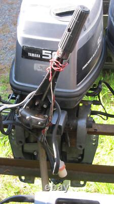 50HP Yamaha Outboard Motor with tiller Arm 20 Shaft 120 120 120 PSI