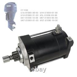 61A-81800 Starter Motor for Yamaha Outboard SX225TR SX250TR 2000 69L-81800-00-00