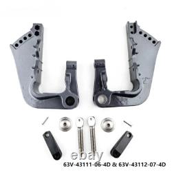 63V-43111 & 63V-43112 BRACKET CLAMP SET For 2T 9.9HP 15HP Yamaha Outboard Motor