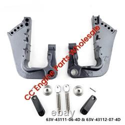 63V-43111 & 63V-43112 BRACKET CLAMP SET For 2T 9.9HP 15HP Yamaha Outboard Motor