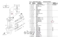 63V-45510-11 Driver Shaft Long (L) For Yamaha Outboard Motor 2 Stroke 9.9HP 15HP