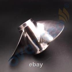 63V-45945-00 Stainless steel Propeller For Yamaha Outboard Motor 63V 9.9HP 15HP