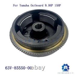 63V-85550-00 Electric Flywheel For Yamaha Outboard Motor 9.9HP 15HP