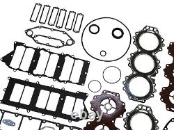 65L-W0001-02-00 Fits Yamaha Outboard Motor 200-250 HP Power Head Gasket Kit New