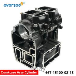 66T-15100 Crankcase Assy Cylinder For Yamaha Outboard Motor 2T E40X 40HP
