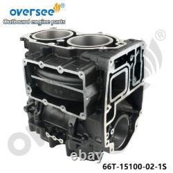 66T-15100 Crankcase Assy Cylinder For Yamaha Outboard Motor 2T E40X 40HP