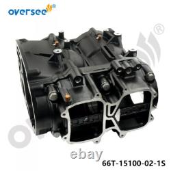 66T-15100 Crankcase Assy Cylinder For Yamaha Outboard Motor 2T E40X 40HP