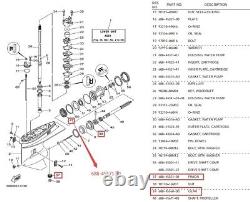 688-45571 Gear Kit For Yamaha Outboard Motor 75HP 85HP 90HP 688-45560 688-45551