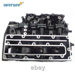 688-W0093-43-1S Crankcase Housing For Yamaha Outboard Motor 2T 75HP 85HP 3 Cyl