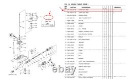 68T-45300-00-4D Lower Unit Assy S For Yamaha 4-Stroke F6, F8, F8C Outboard Motor
