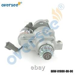 6AW-81800-00-00 STARTING MOTOR ASSY For Yamaha F300 350 425 HP 4 Stroke Outboard