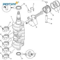 6C5-11411 Crankshaft Repair Kit for Yamaha Outboard Motor 4 Stroke 50HP/60HP F60