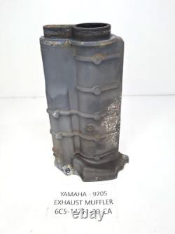 6C5 GENUINE Yamaha Outboard Engine Motor EXHAUST MUFFLER 1 ASSEMBLY 50 60 HP