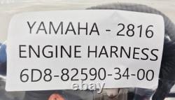 6D8-82590-34 Yamaha Outboard Engine Motor WIRING WIRE LOOM HARNESS 75 100 HP