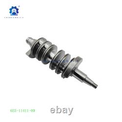 6E5-11411-00 Crankshaft For Yamaha Outboard Motor 2T V4 115HP 130HP 6E5-11411-01