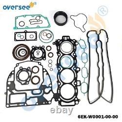 6EK-W0001-00-00 Powerhead HEAD Gasket Kit For Yamaha Outboard 2T 115-130HP Motor