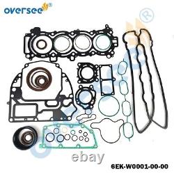6EK-W0001-00-00 Powerhead HEAD Gasket Kit For Yamaha Outboard 2T 115-130HP Motor