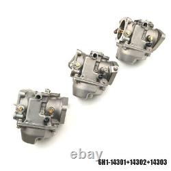 6H1-14301/14302/14303 Carburetor Assy Set For Yamaha Outboard Motor 90HP 90TLR