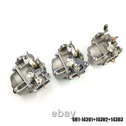 6H1-14301/14302/14303 Carburetor Assy Set For Yamaha Outboard Motor 90HP 90TLR