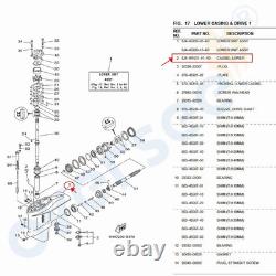 6J4-W4531-01-4D Casing Lower For Yamaha 40HP Outboard Motor EK40 C40