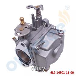 6L2-14301+ 6L2-14302 Carburetor Kit For Yamaha Outboard Motor 2 stroke 20HP 25HP