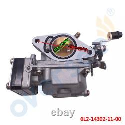6L2-14301+ 6L2-14302 Carburetor Kit For Yamaha Outboard Motor 2 stroke 20HP 25HP