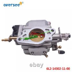 6L2-14301+ 6L2-14302 Carburetor Kit For Yamaha Outboard Motor 2 stroke 20HP 25HP