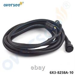6X3-8258A-10 20FT Main Wiring Harness 10P for Yamaha Outboard Motor 704 Remote6M