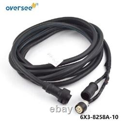 6X3-8258A-10 20FT Main Wiring Harness 10P for Yamaha Outboard Motor 704 Remote6M