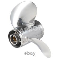 9 7/8x12 Stainless Steel Propeller Fit Yamaha Outboard Motor 20-30HP 10Tooth