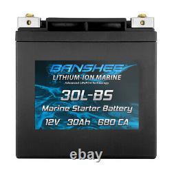 Banshee Starter Battery for All 25HP or Less Yamaha Outboard Motors
