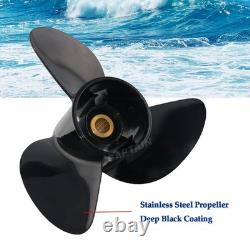 Black Stainless Propeller 14 1/2x19-RH For Yamaha Outboard Motor 115hp & ABOVE